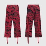 Hellstar supreme Cargo 'Camo' pant red