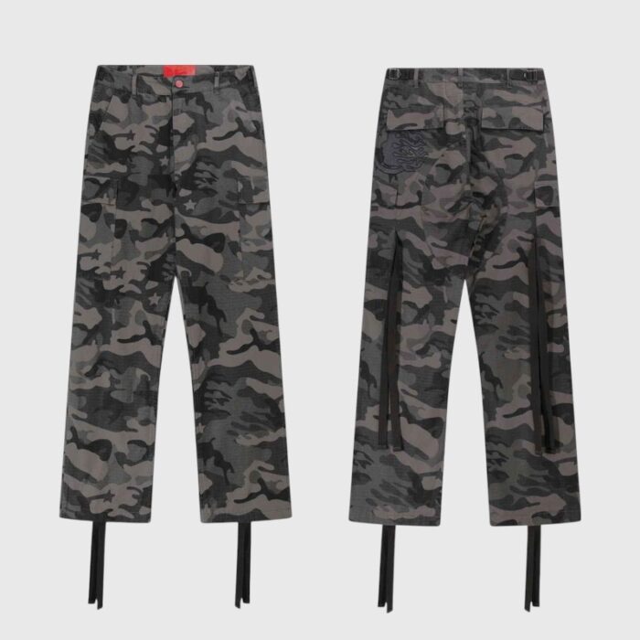 Hellstar supreme Cargo 'Camo' pant black dray