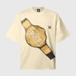 Hellstar WWE Heavyweight Championship cream T-Shirt