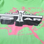Hellstar Studios Jesus Emblem Lime T-Shirt - Image 6