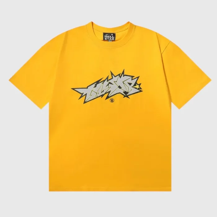 Hellstar Crack Print T-Shirt - Image 3