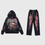Hellstar Halloween Skeleton Airbrush Tracksuit