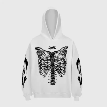 Hellstar Halloween Skeleton Print Hoodie