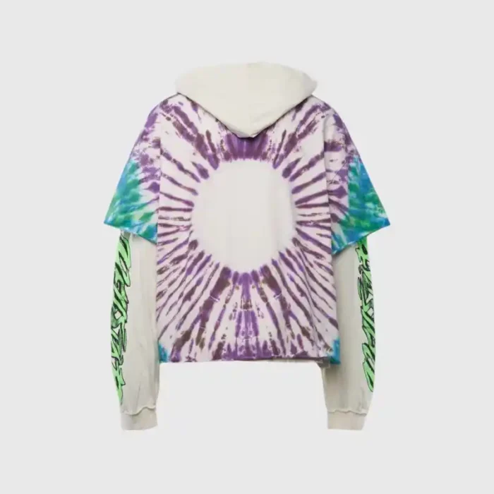 Hellstar tie-dye hoodie - Image 2