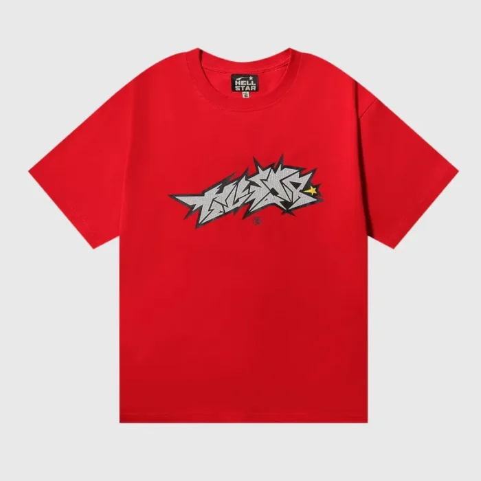 Hellstar Crack Print T-Shirt - Image 2