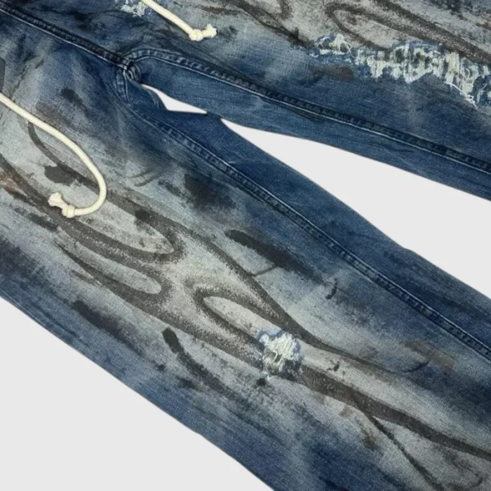 Hellstar Raw edge Jeans - Image 5