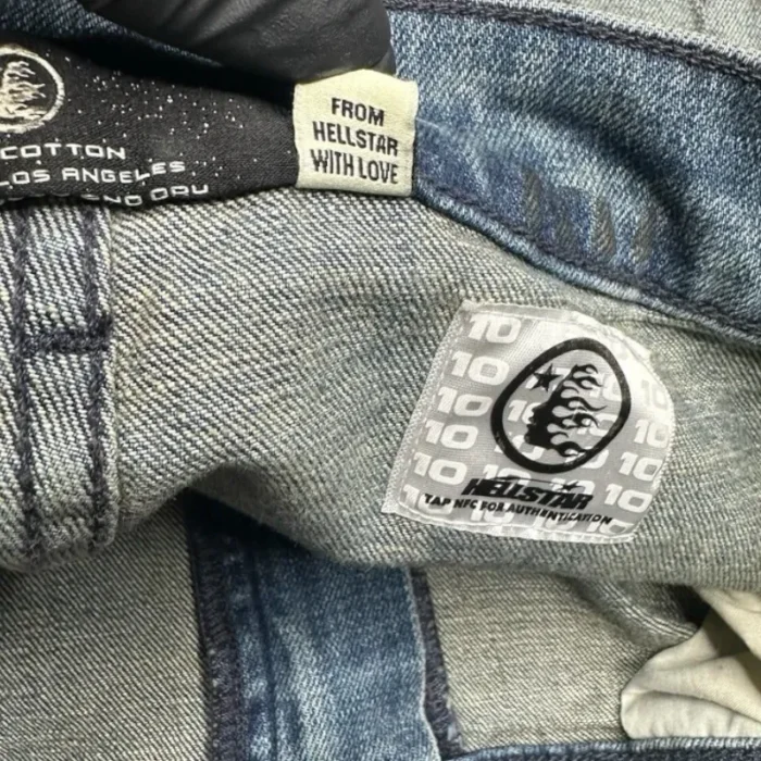 Hellstar Raw edge Jeans - Image 6