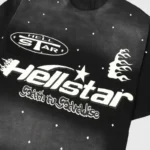 Hellstar T-Shirt Starry Sky Casual Black Street