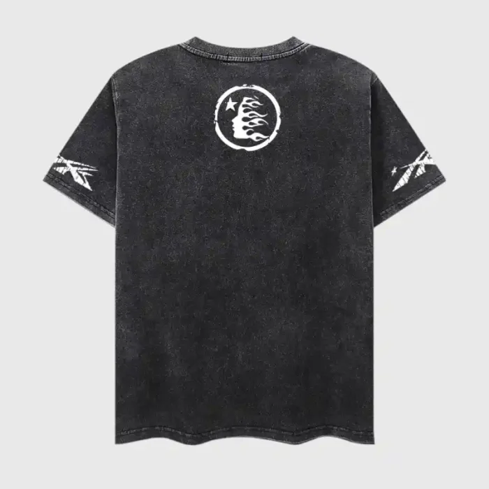 Hellstar Studios Chrome logo T-Shirt Black