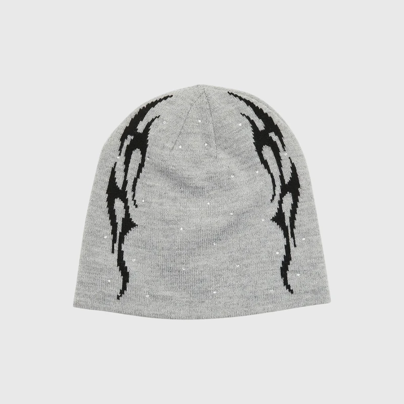 Hellstar Grey Flame Beanie