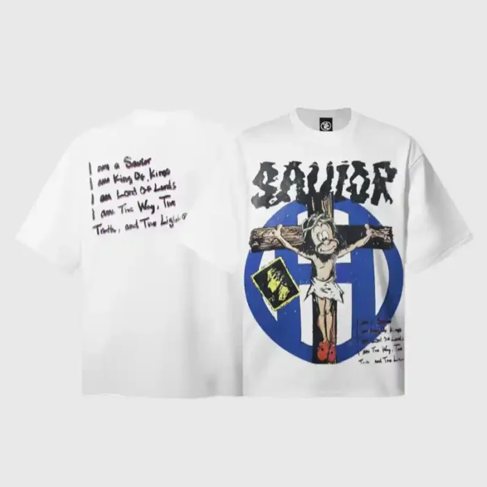 Hellstar Sauior White Printed T-Shirt