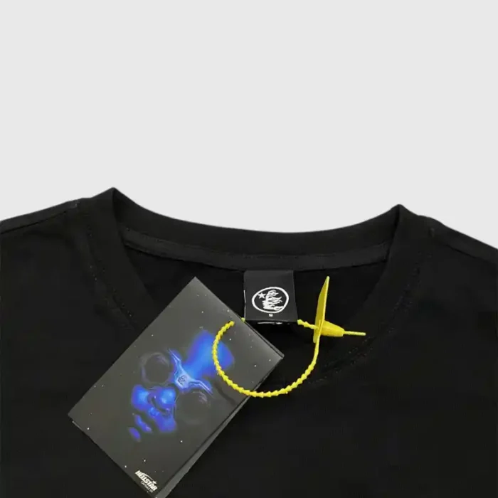 Hellstar T-Shirt Black Racing Skull Cotton