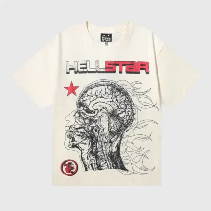 Hellstar Studios Human Development T-shirt Cream