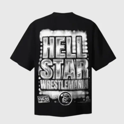 Hellstar x WWE Wrestlemania T-shirt Black