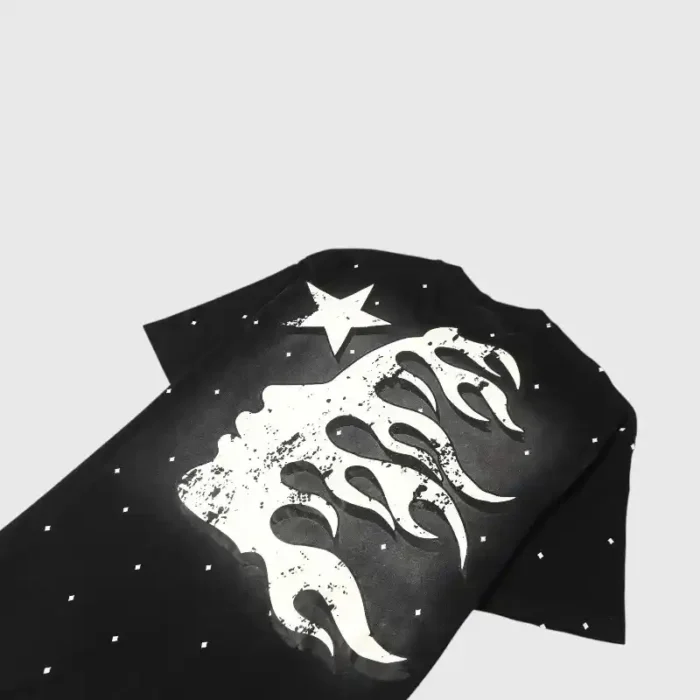 Hellstar T-Shirt Starry Sky Casual Street Retro