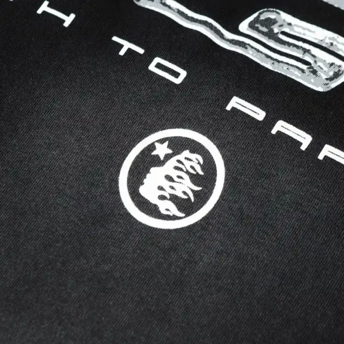 Hellstar Logo Chrome Black T-Shirt