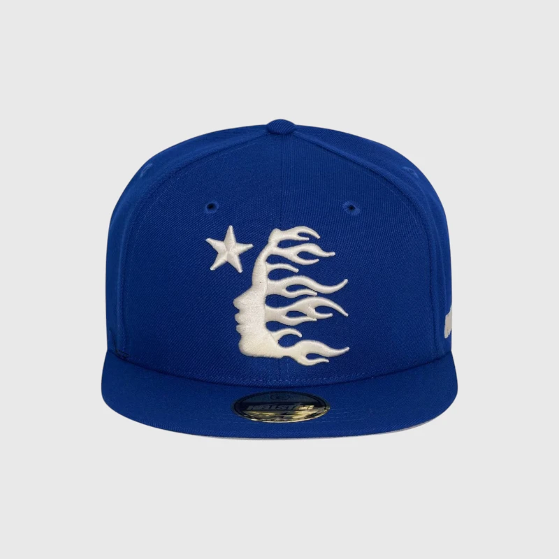Hellstar Baseball Fitted Blue Hat
