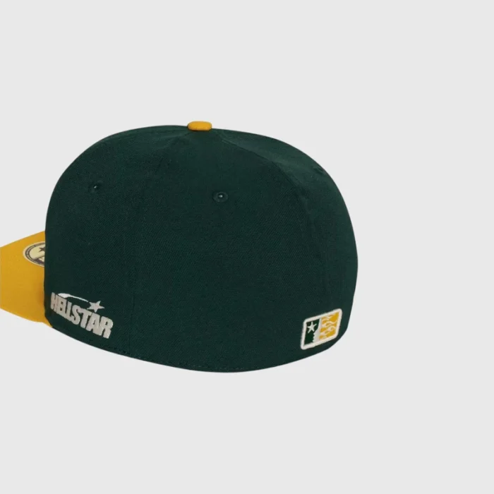 Hellstar Baseball Fitted Green Hats