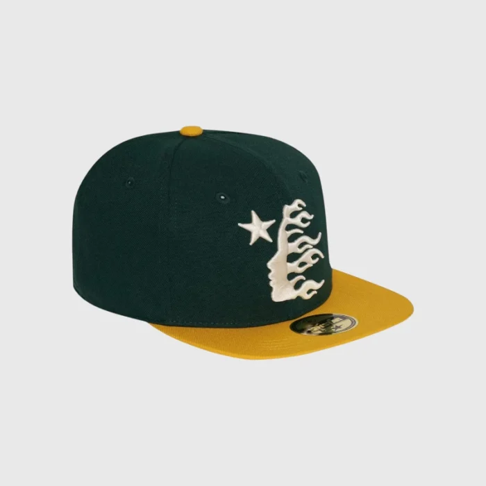 Hellstar Baseball Fitted Hats Green