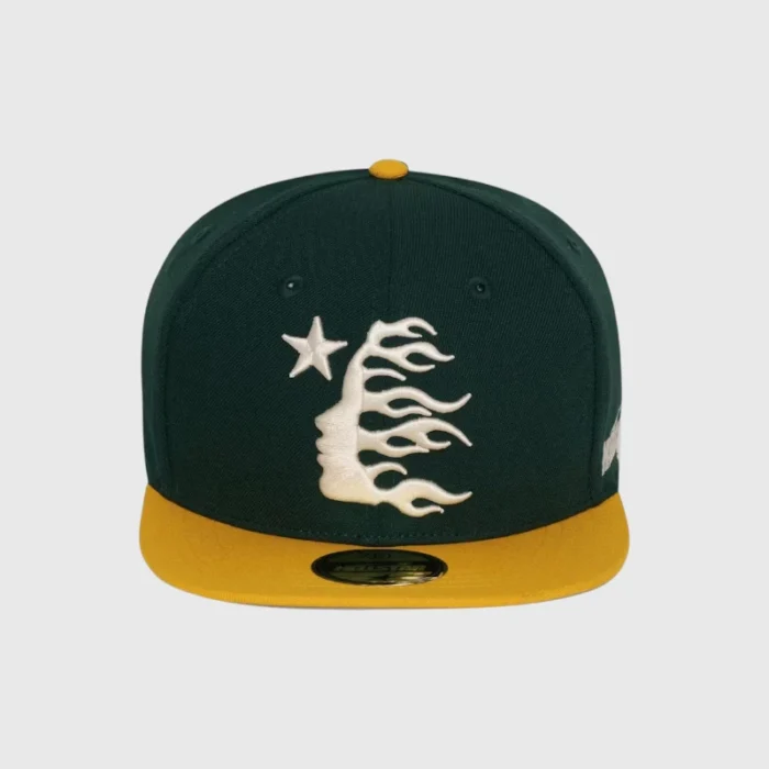 Hellstar Green Baseball Fitted Hats