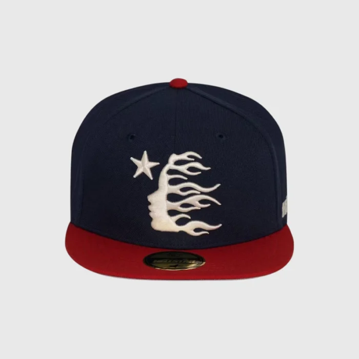 Hellstar Baseball Fitted Blue Hats