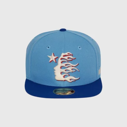 Hellstar Baseball Fitted Hat Blue