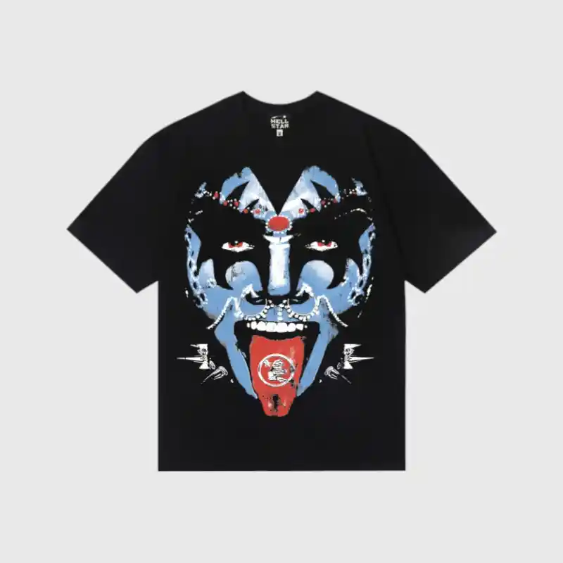 Hellstar Cotton Mask Graphic T-Shirt