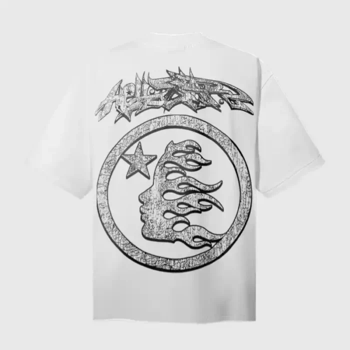 White Hellstar Graffiti T-Shirt