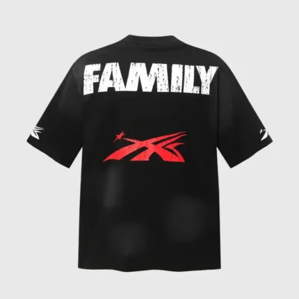 Hellstar Family Letter printed T-Shirt Black
