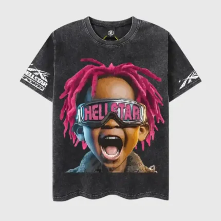 Black Hellstar INS Hip Hop VINTAGE T-Shirt