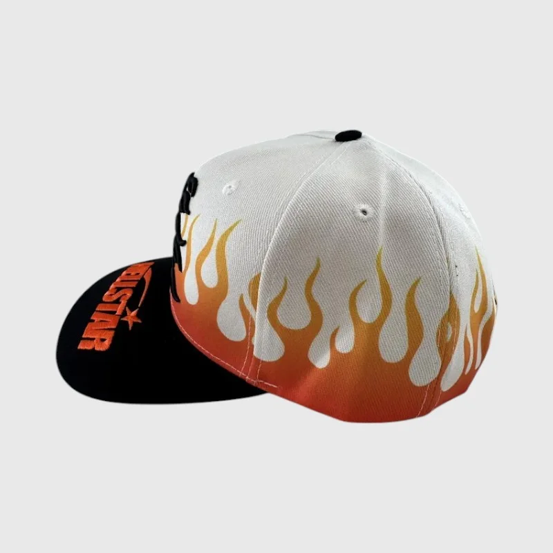 Hellstar Flame Vintage Snapback Hat