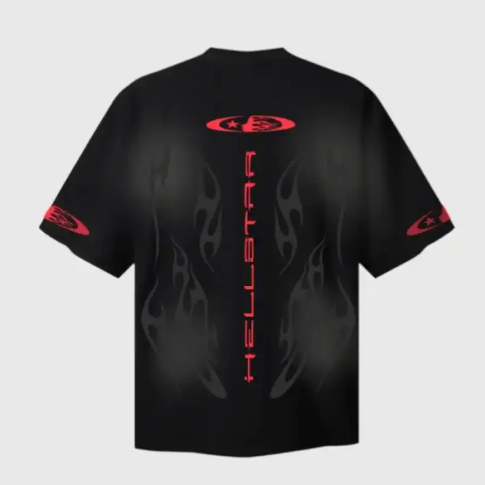 Hellstar Studios Flared T-Shirt Black