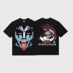 Hellstar Mask Cotton Graphic Black T-Shirt